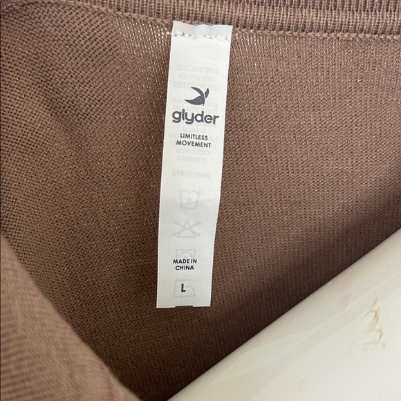 Glyder Elite Polo Mocha short sleeved top - Picture 7 of 12